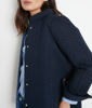 Picture of FABIOLA NAVY PADDED COTTON JACKET